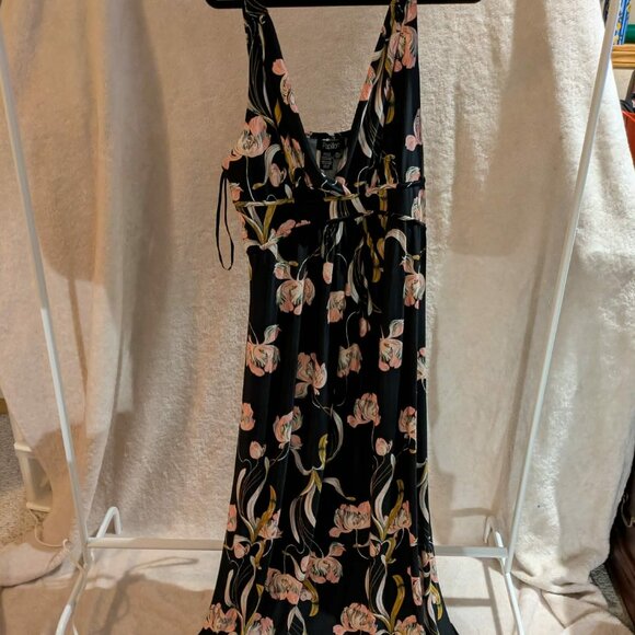PAPILLON Floral Stretchy Grecian Maxi Dress - Size XXL NWT - Picture 1 of 5